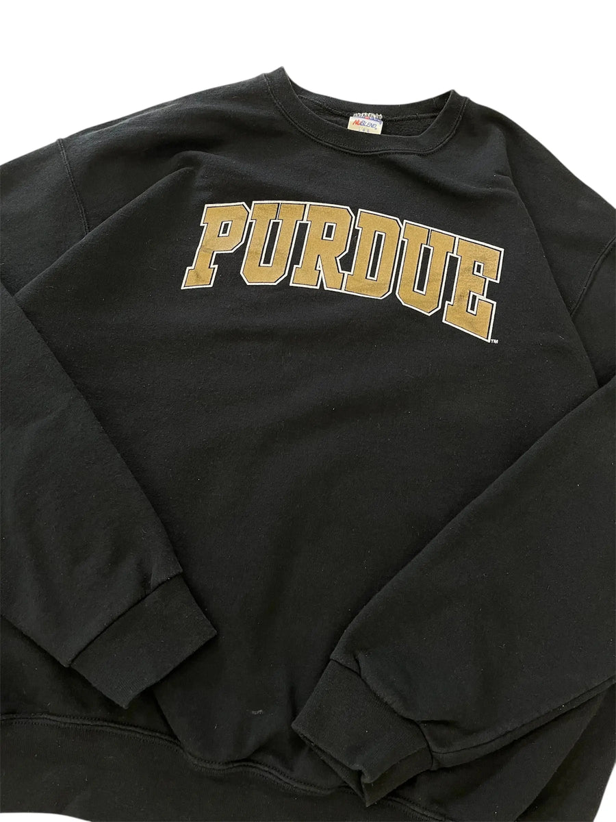 Y2K 2000s Purdue Graphic Crewneck Sweatshirt - L Hammered Threads