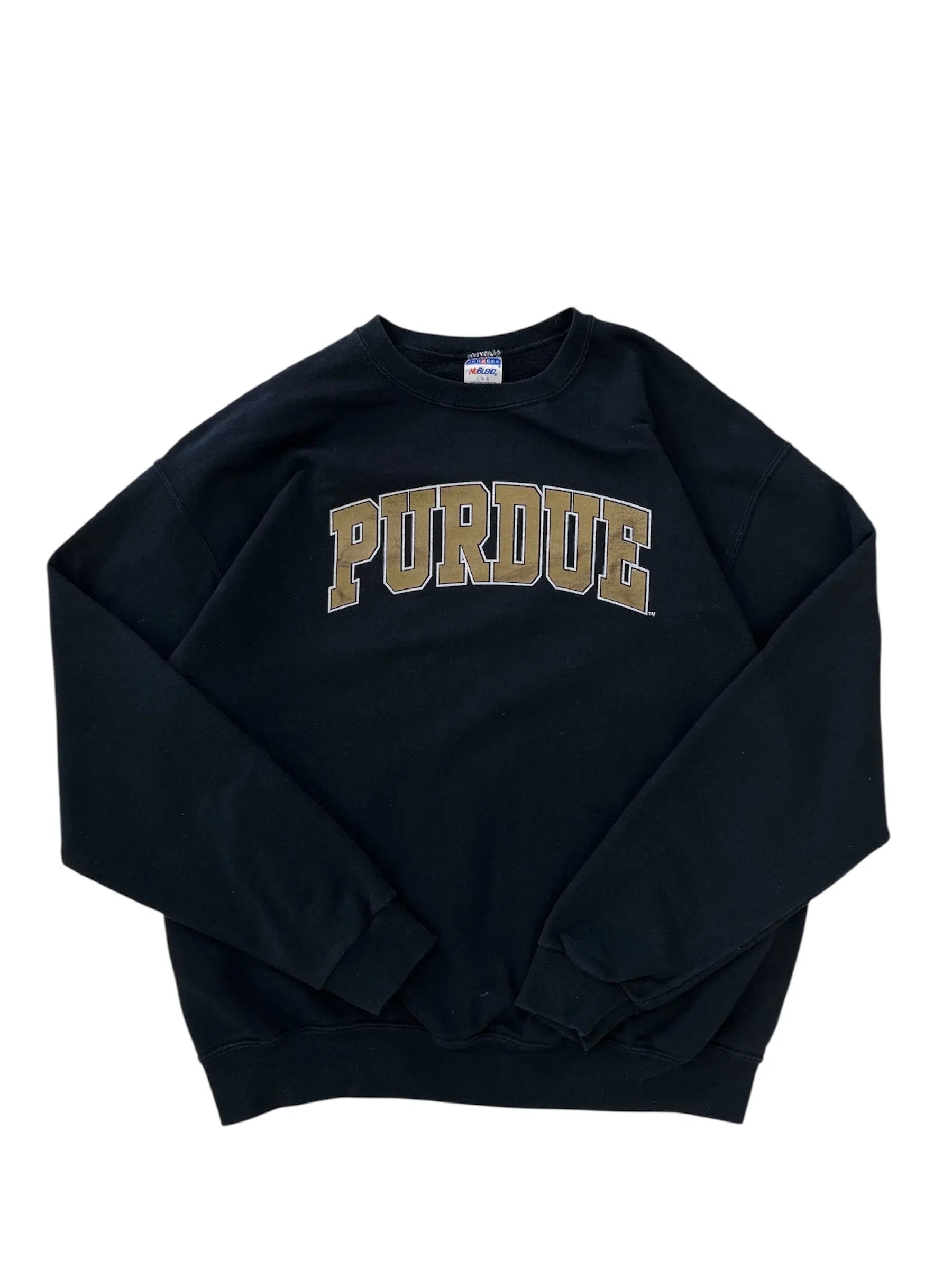 Y2K 2000s Purdue Graphic Crewneck Sweatshirt - L Hammered Threads