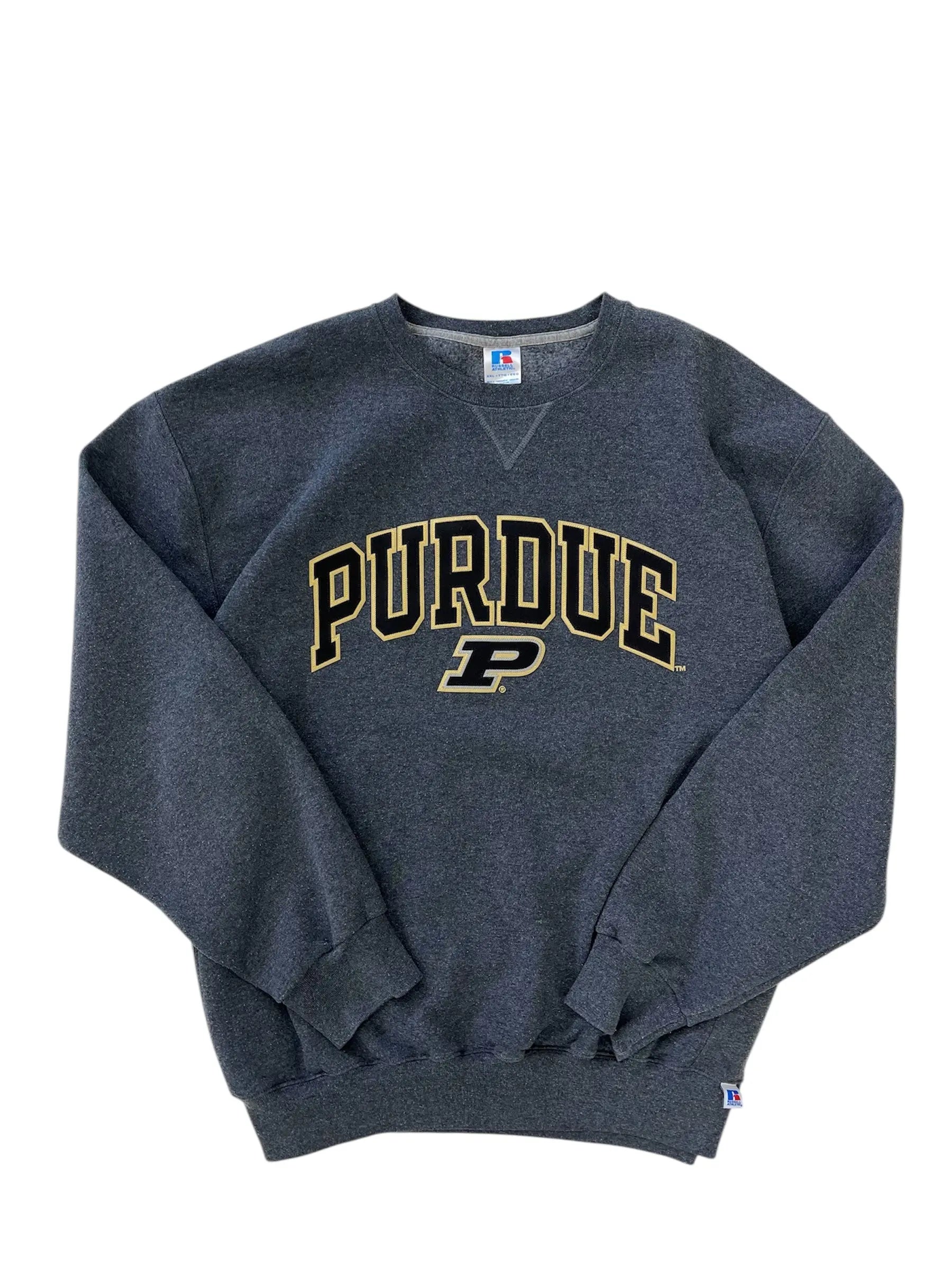 Y2K 2000s Purdue Embroidered Crewneck Sweatshirt - XXL Hammered Threads