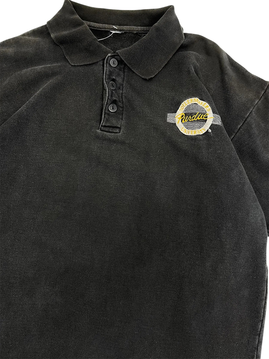 Vintage 90s Purdue University Boilermakers Embroidered Polo- L Hammered Threads