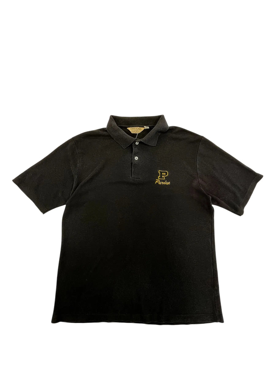 Vintage 80s Purdue Embroidered Polo - M Hammered Threads