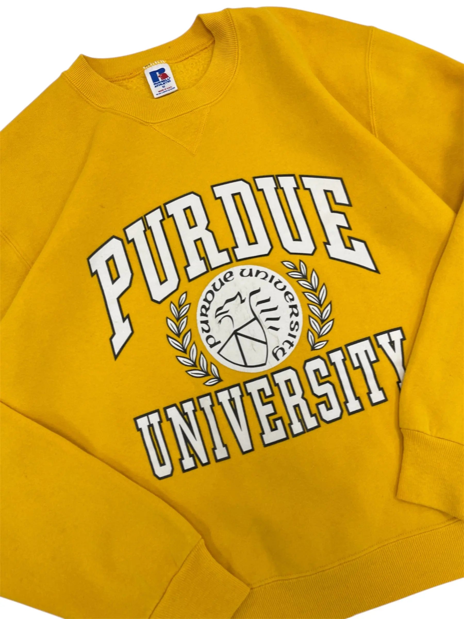 Vintage 90s Purdue University Graphic Crewneck Sweatshirt - M Hammered Threads