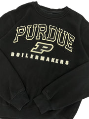 New Age Purdue Boilermakers Embroidered Crewneck Sweatshirt - M Hammered Threads
