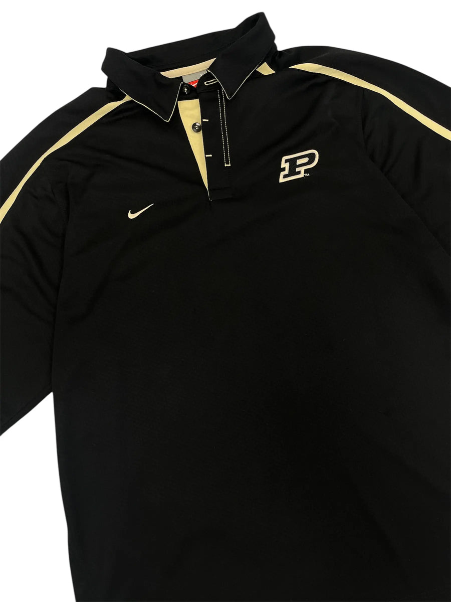 Y2K 2000s Purdue Nike Embroidered Polo- XL Hammered Threads
