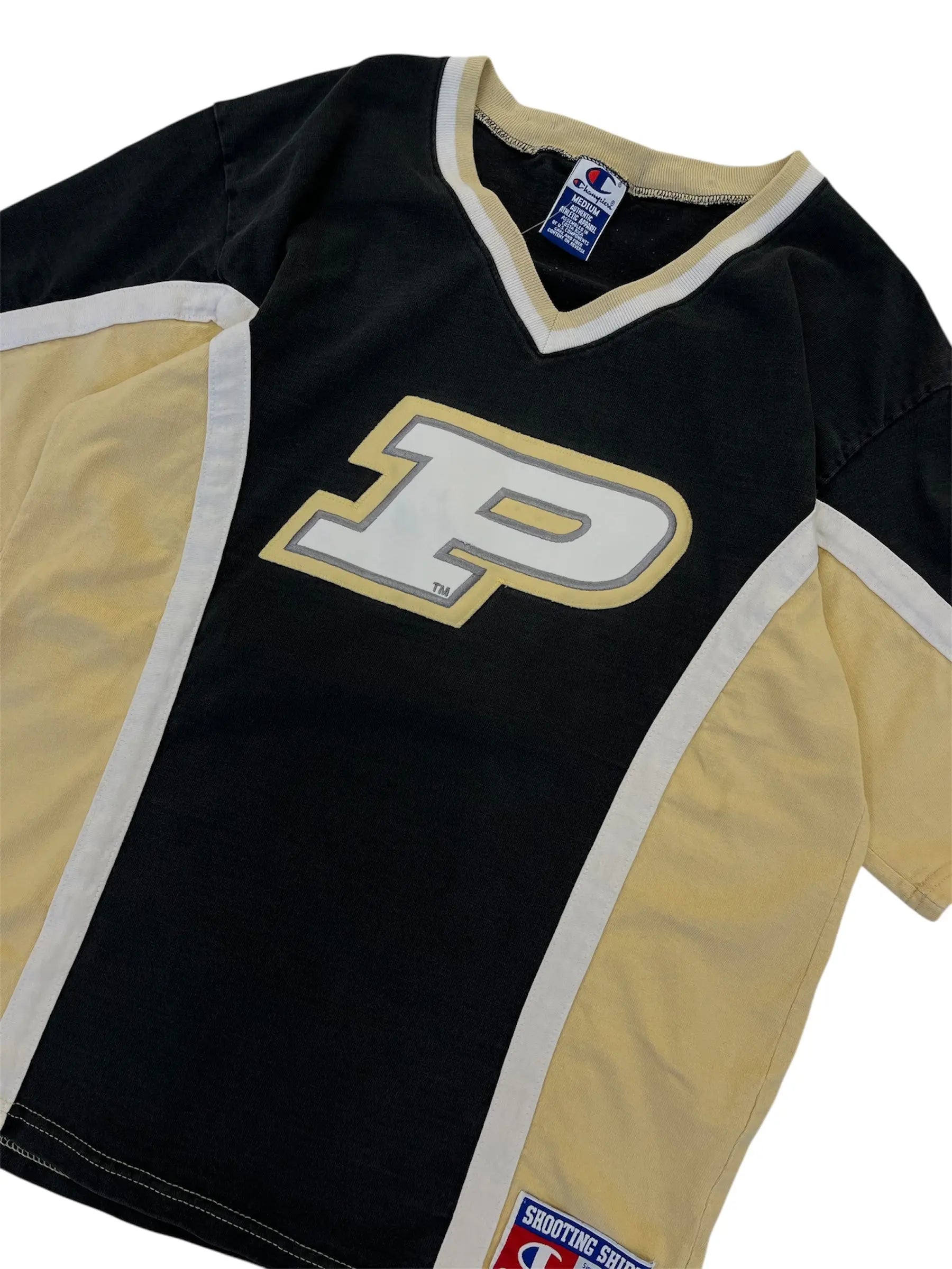 Vintage 90s Purdue Embroidered Tshirt - L Hammered Threads