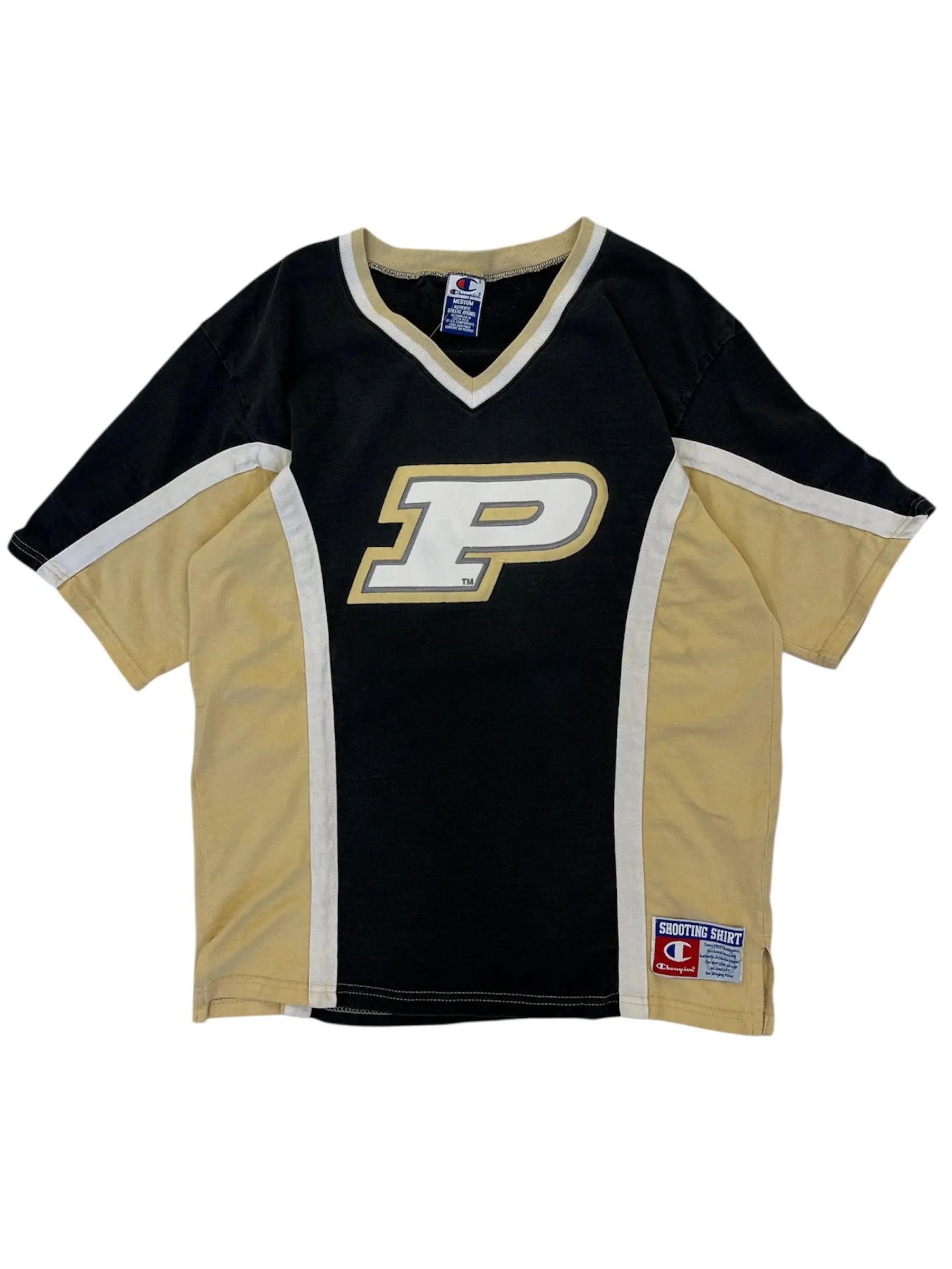 Vintage 90s Purdue Embroidered Tshirt - L Hammered Threads