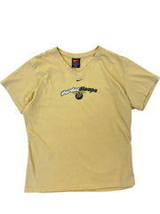 Y2K 2000s Purdue Nike Women's Babydoll Basketball Graphic Tshirt - L Hammered Threads