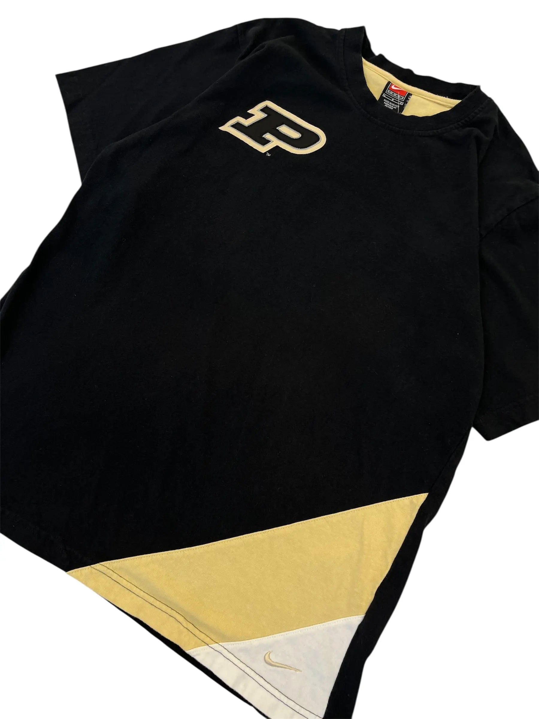 Vintage 90s Purdue Nike Embroidered Tshirt - L Hammered Threads
