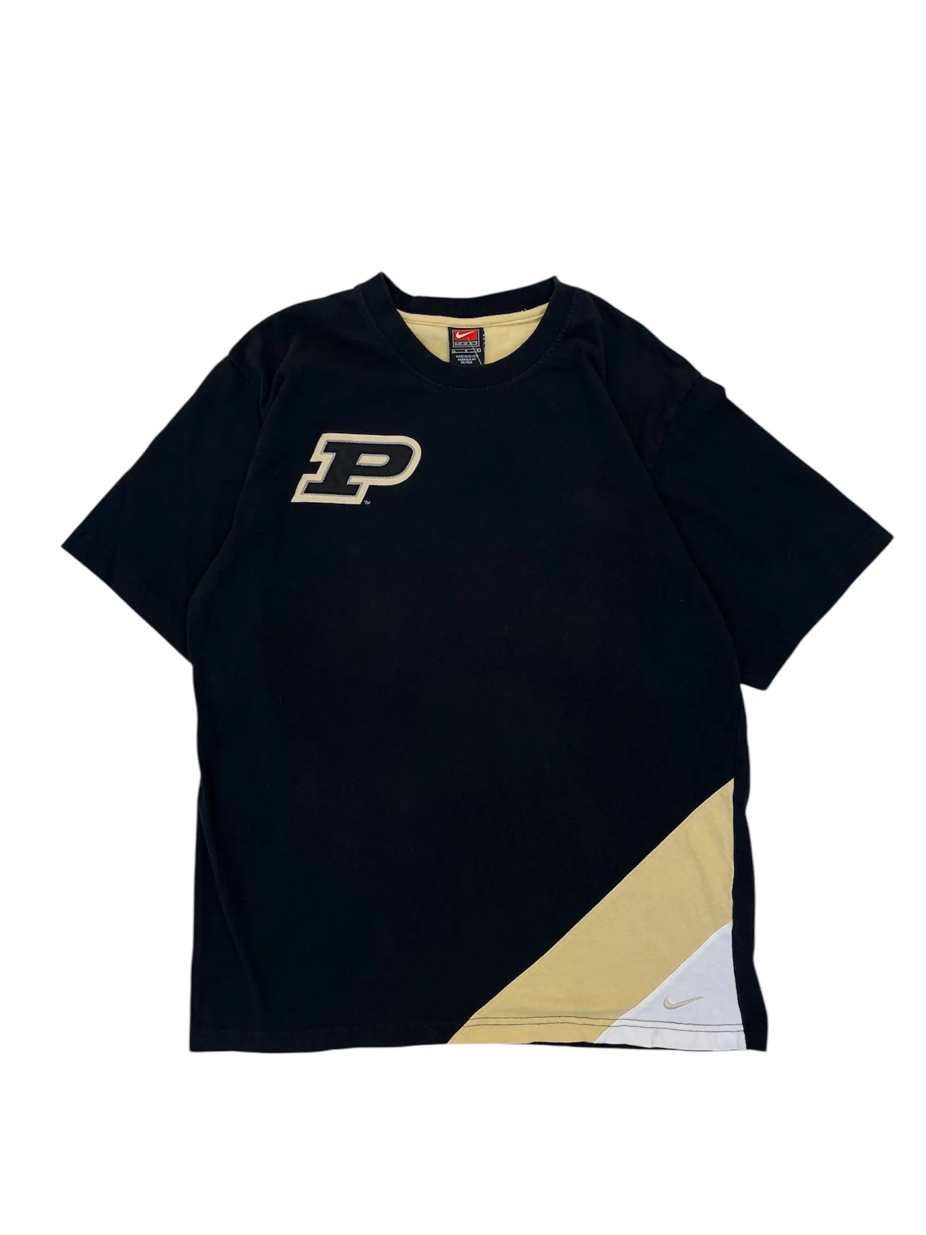 Vintage 90s Purdue Nike Embroidered Tshirt - L Hammered Threads