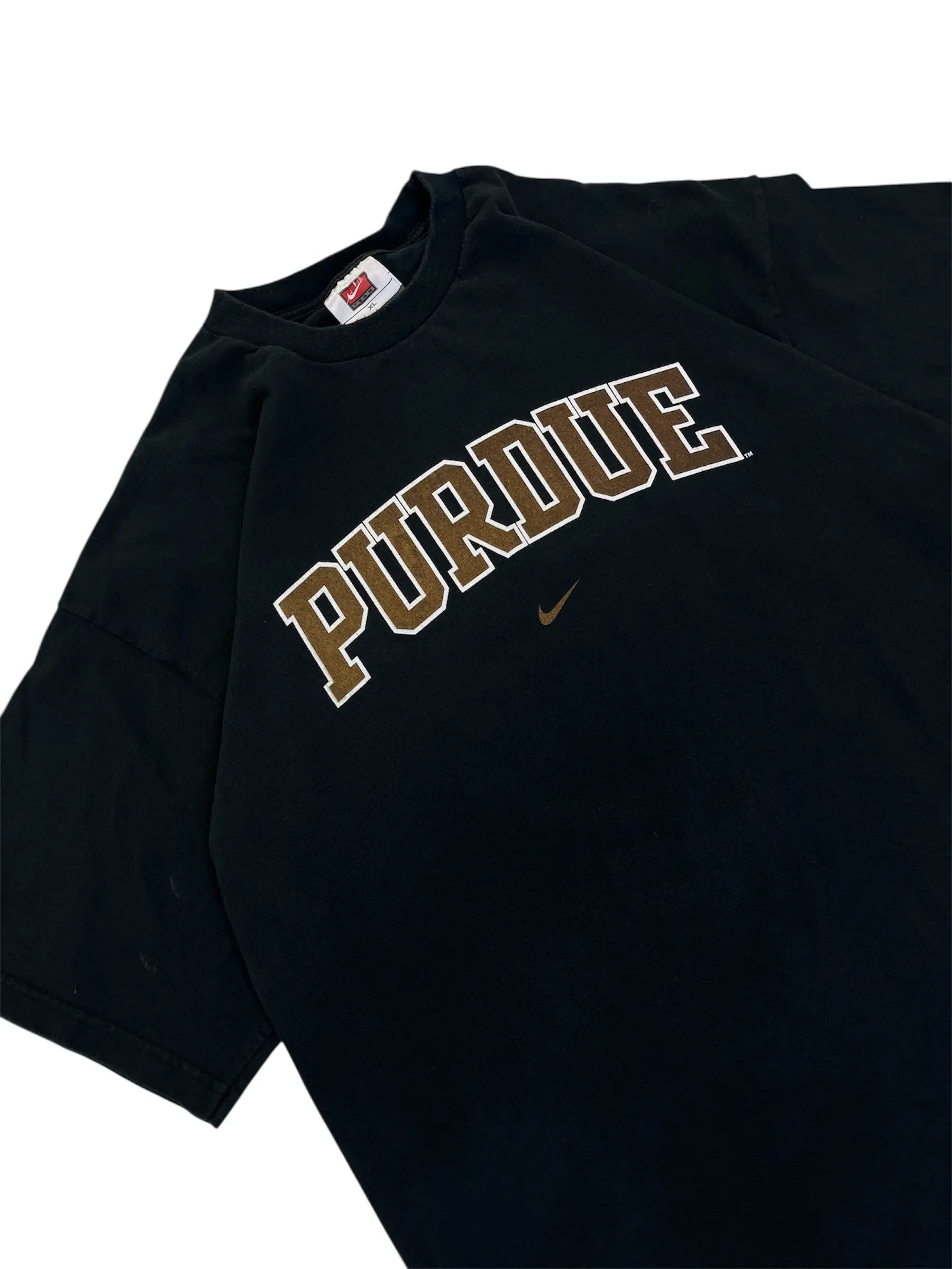 Vintage 90s Purdue Nike Graphic Tshirt- XL Hammered Threads