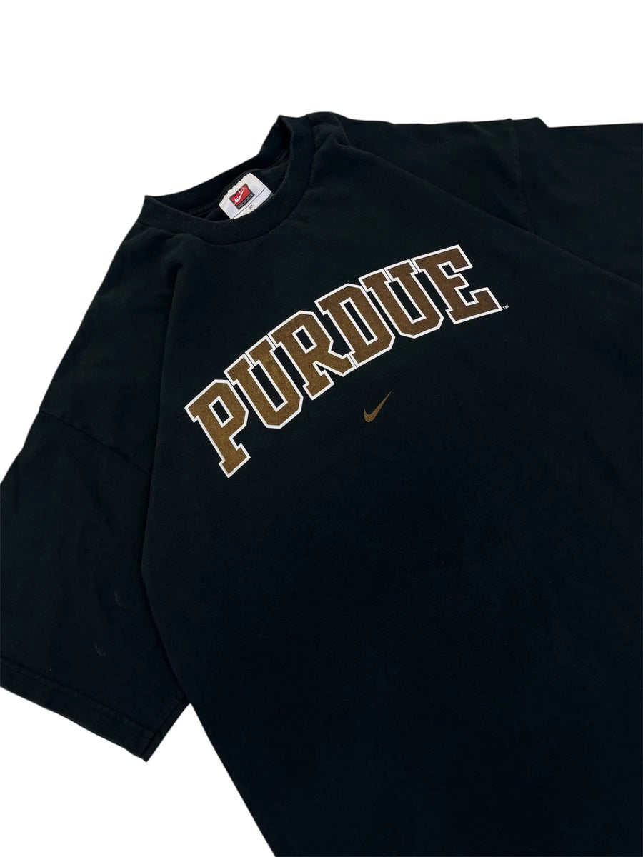 Vintage 90s Purdue Nike Graphic Tshirt- XL Hammered Threads