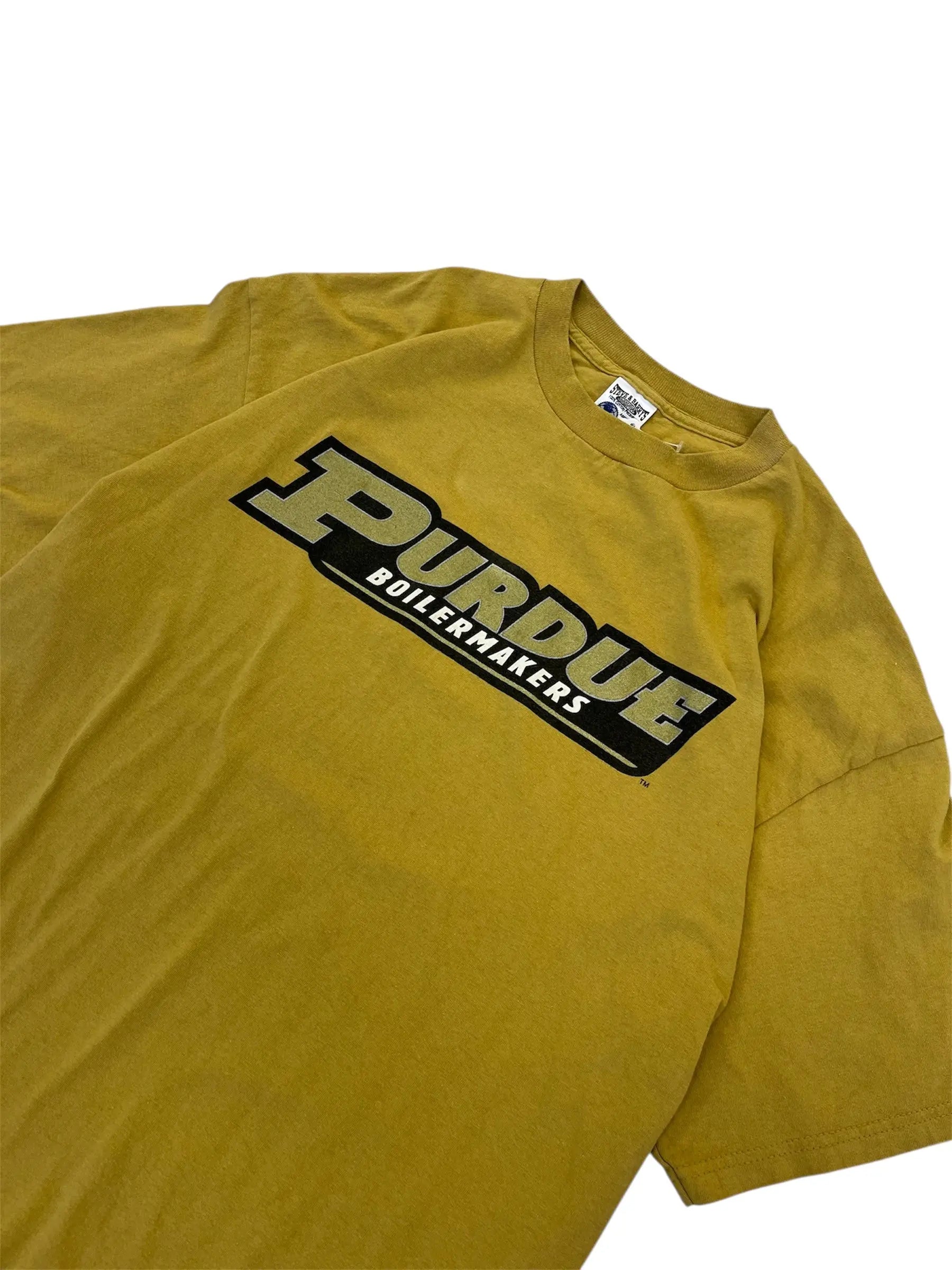 Vintage 90s Purdue Boilermakers Graphic Tshirt - XL Hammered Threads