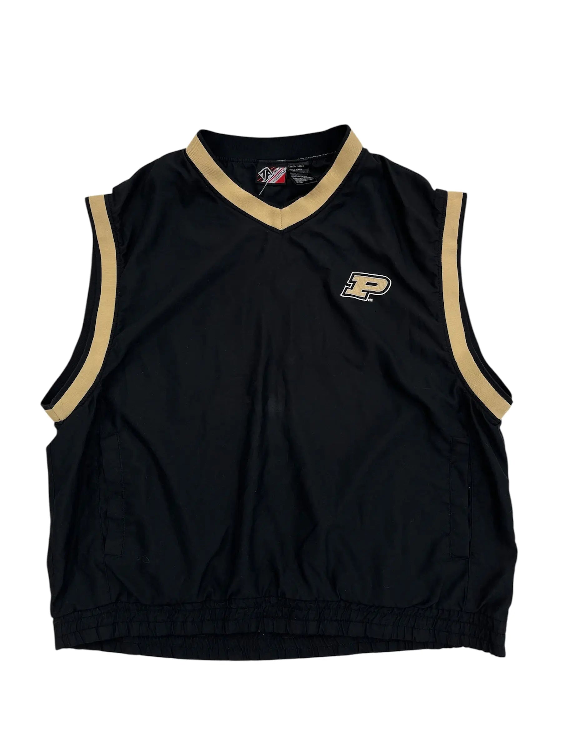 Y2K 2000s Purdue Embroidered Vest - XL Hammered Threads