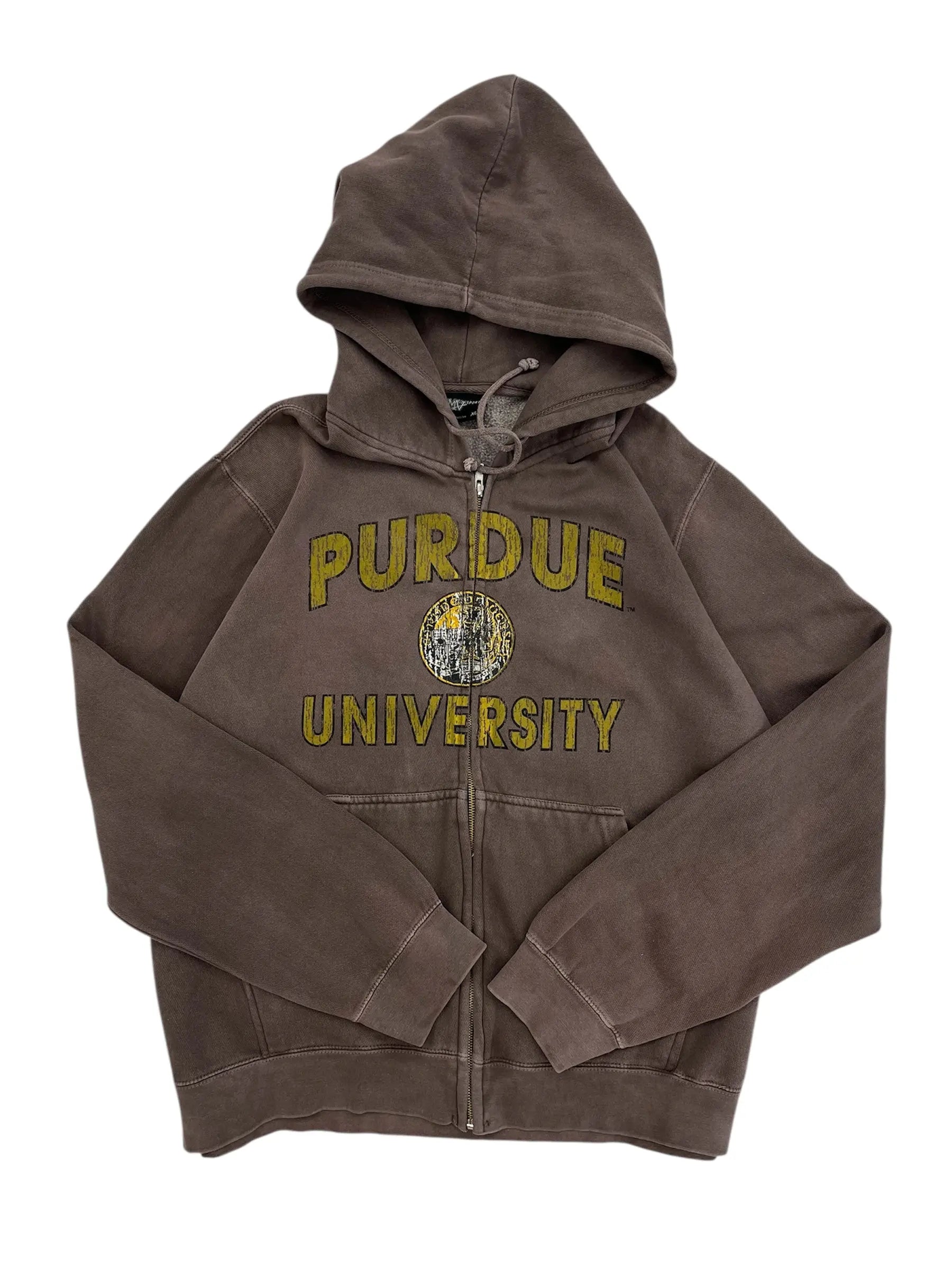 Y2K 2000s Purdue University Graphic Hooded Jacket - XL Hammered Threads