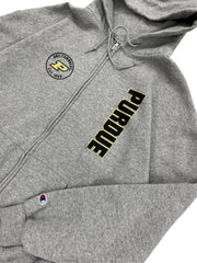 Y2K 2000s Purdue Graphic Hooded Sweatshirt Jacket - XXL Hammered Threads