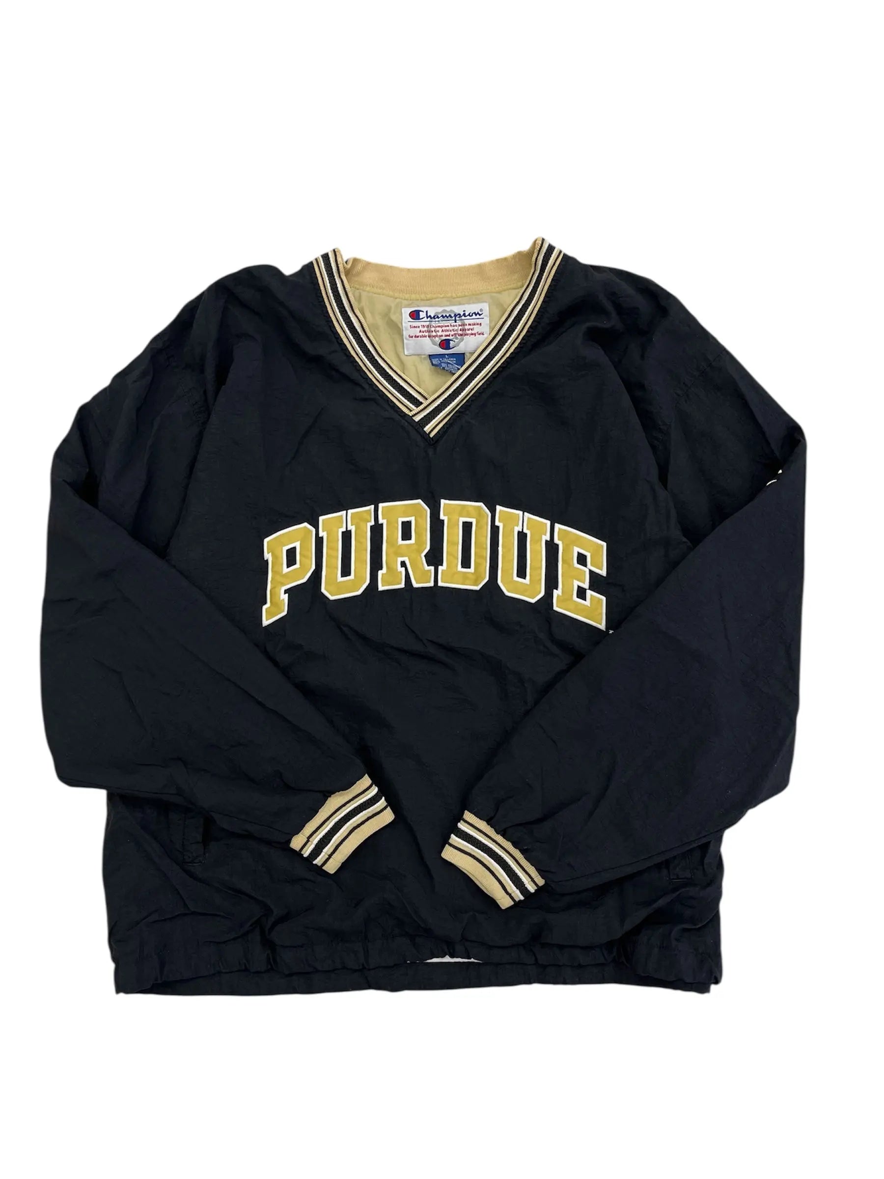 Vintage 90s Purdue Embroidered Pullover- XL Hammered Threads