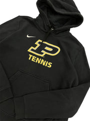 New Age Nike Purdue Tennis Graphic Hooded Sweatshirt - L Hammered Threads