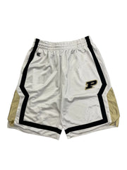 Y2K 2000s Purdue Embroidered Basketball Shorts - M Hammered Threads