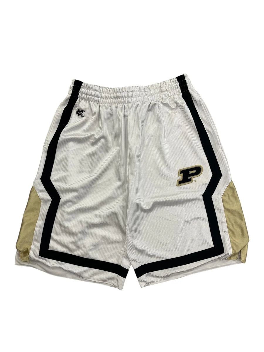 Y2K 2000s Purdue Embroidered Basketball Shorts - M Hammered Threads