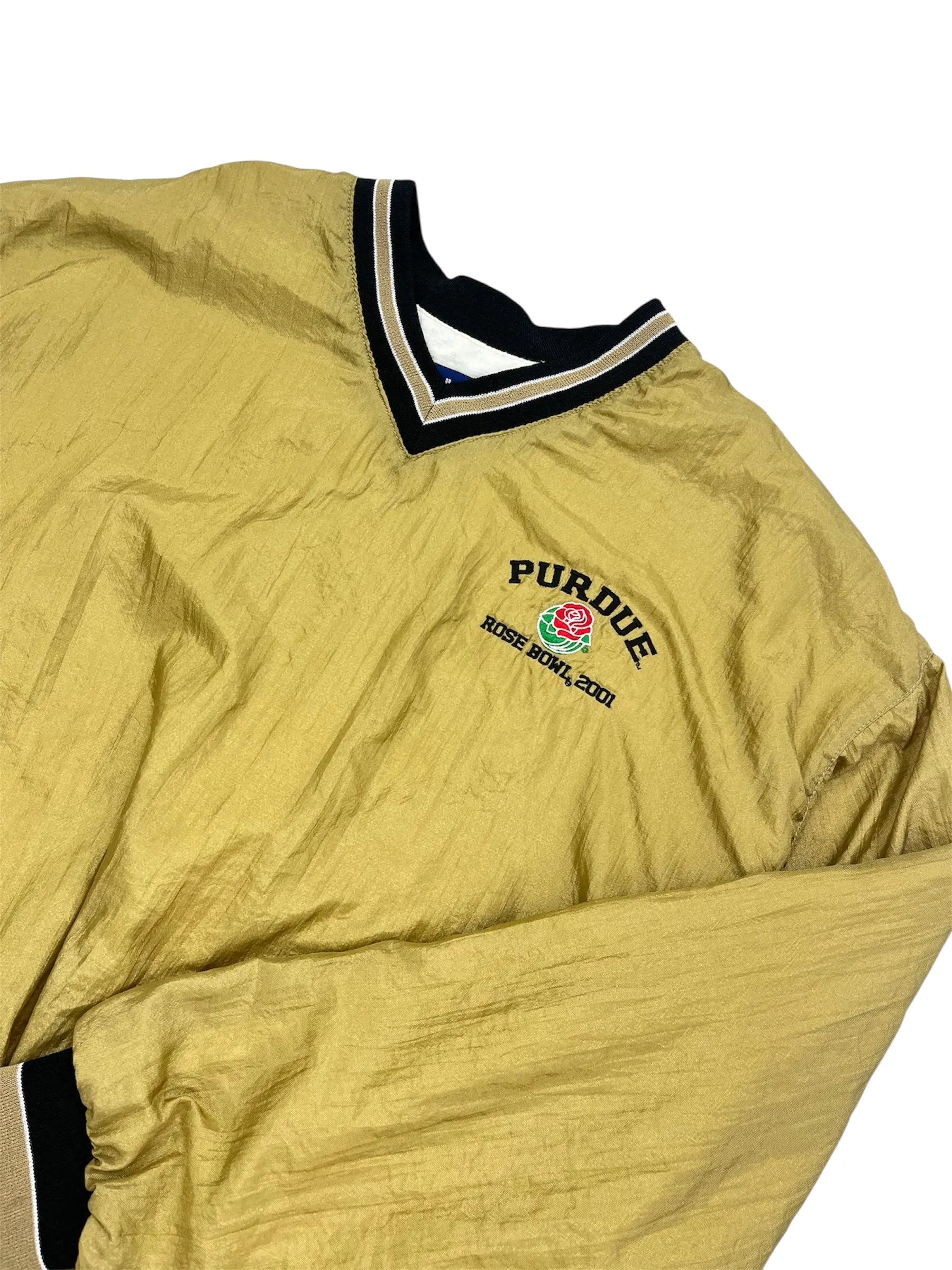 2001 Purdue Rose Bowl Embroidered Pullover - L Hammered Threads