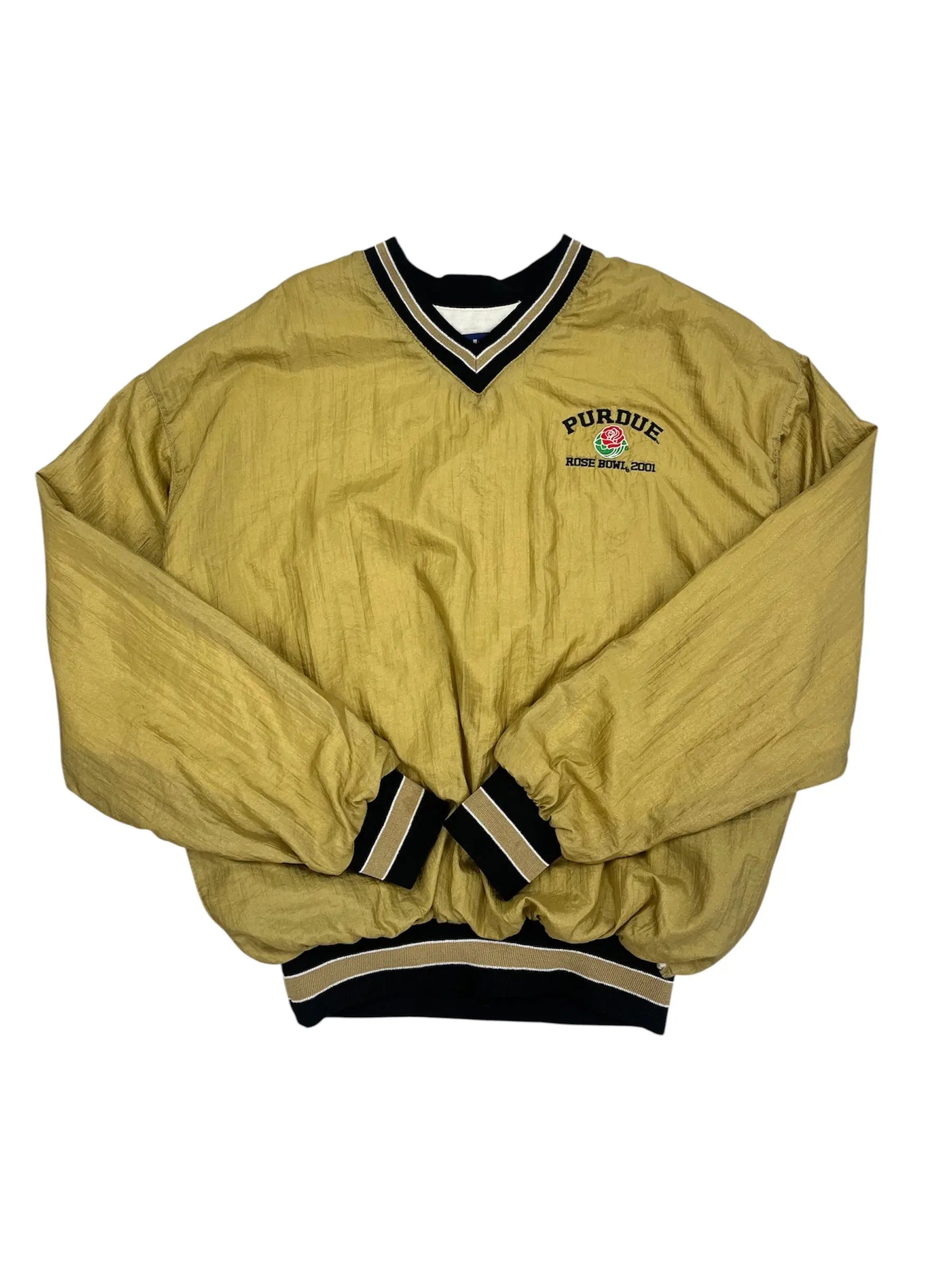 2001 Purdue Rose Bowl Embroidered Pullover - L Hammered Threads