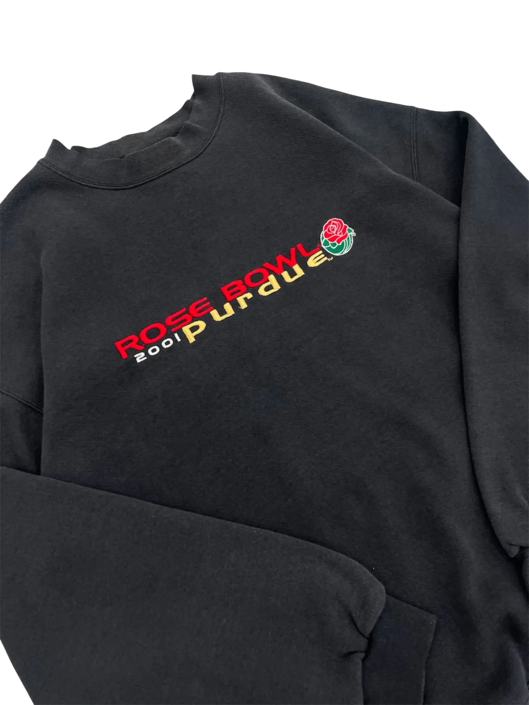 2001 Purdue Rose Bowl Embroidered Crewneck Sweatshirt- XL Hammered Threads