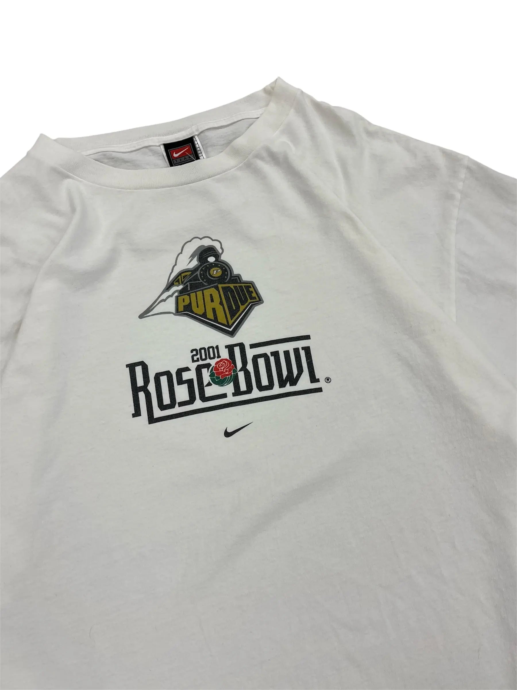 2001 Purdue Football Rose Bowl Nike Graphic Tshirt - XL Hammered Threads