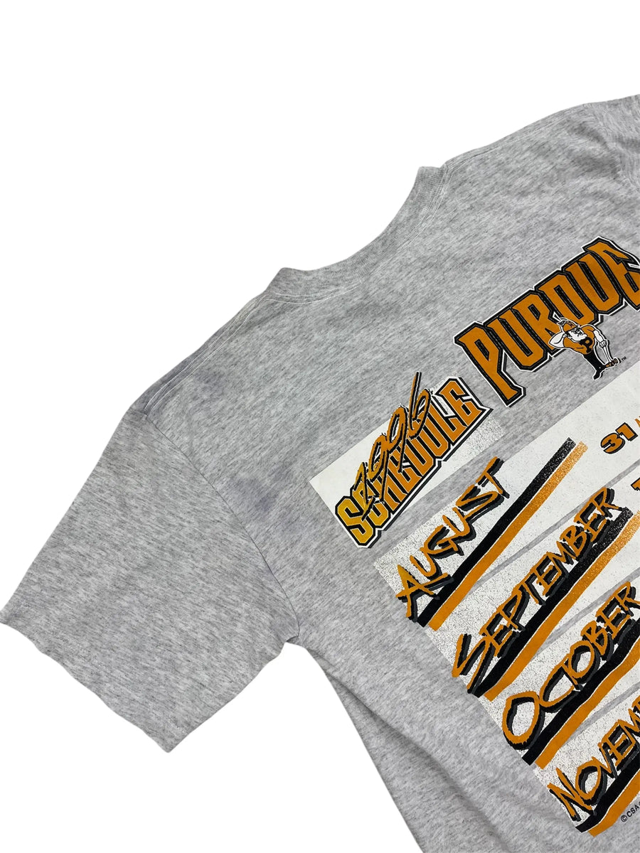1996 Purdue Football Graphic Tshirt - L Hammered Threads