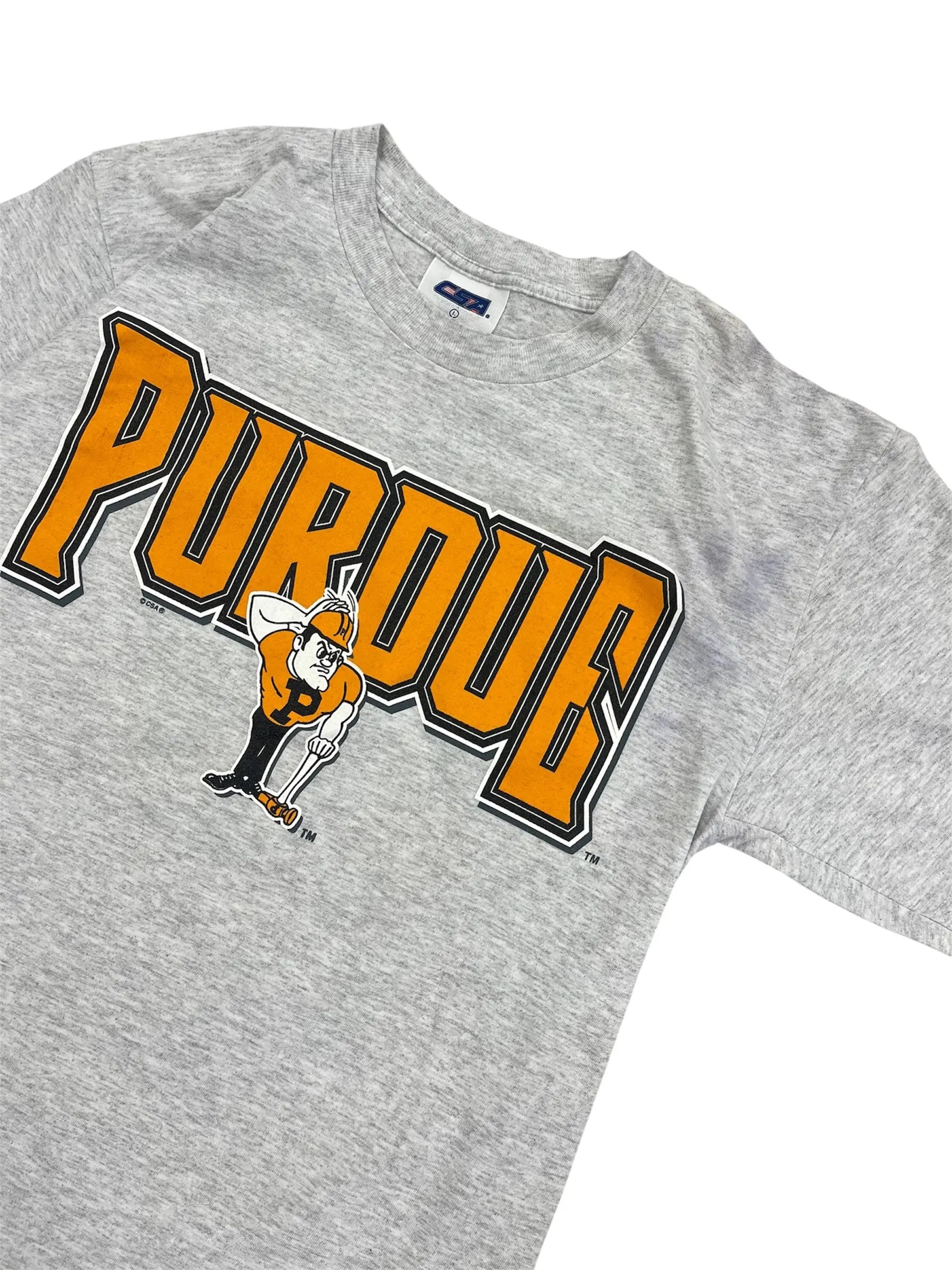 1996 Purdue Football Graphic Tshirt - L Hammered Threads