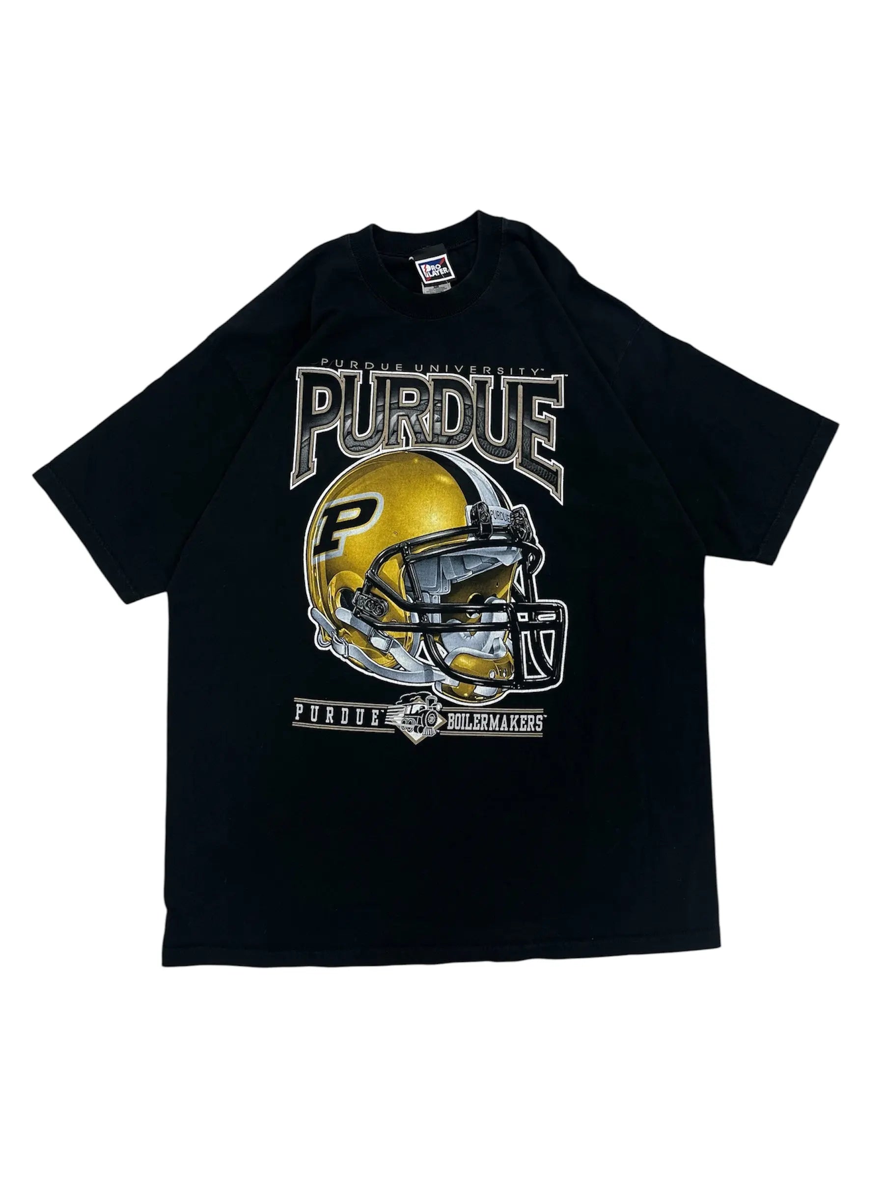 Vintage 90s Purdue Boilermakers Football Graphic Tshirt - M Hammered Threads