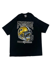 Vintage 90s Purdue Boilermakers Football Graphic Tshirt - M Hammered Threads