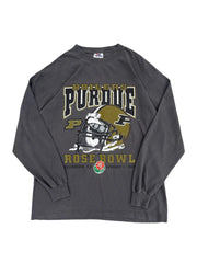 2001 Purdue Boilers Rose Bowl Graphic Long Sleeve Shirt- L Hammered Threads