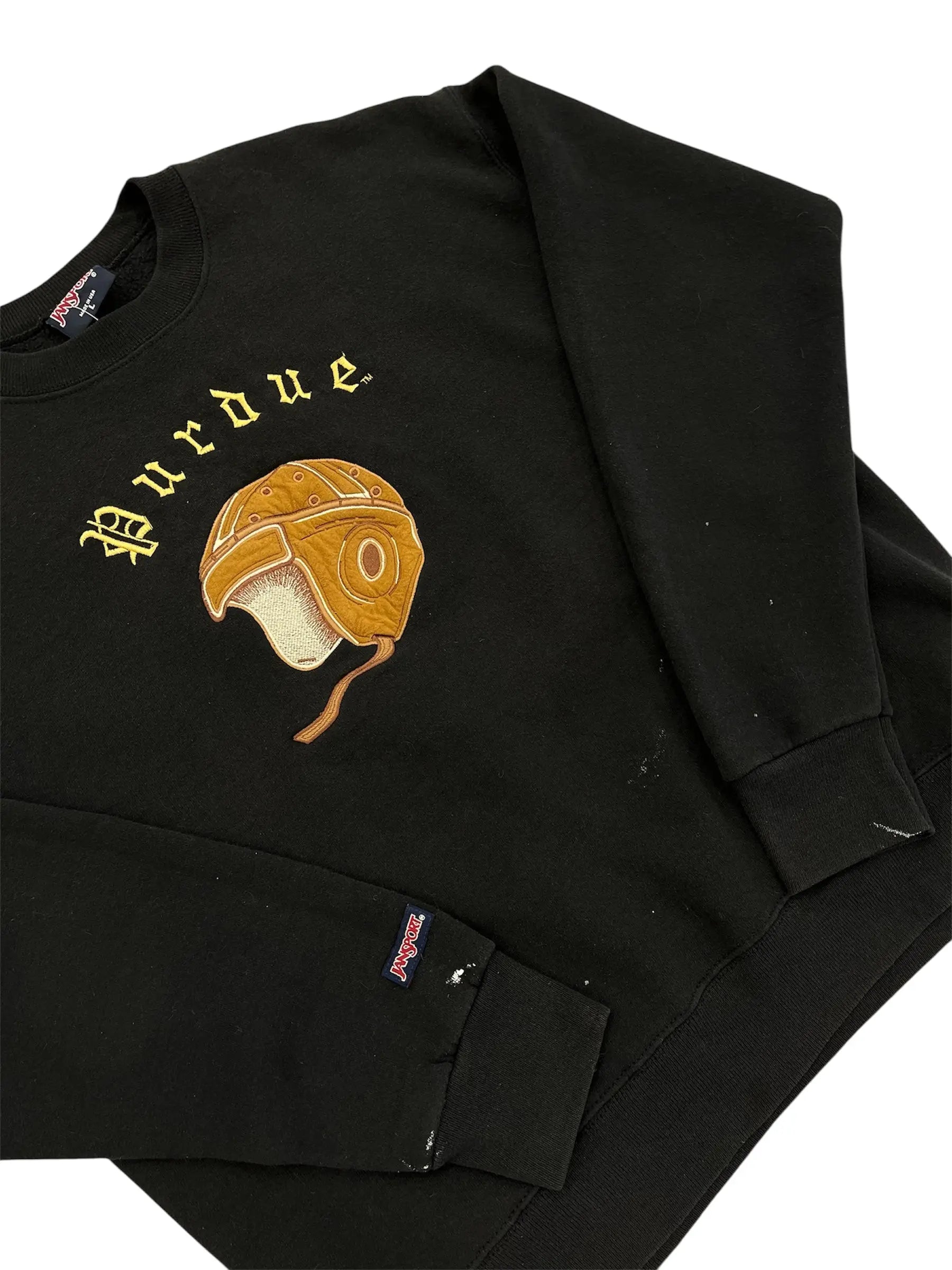 Vintage 90s Purdue Football Embroidered Crewneck Sweatshirt- XL Hammered Threads