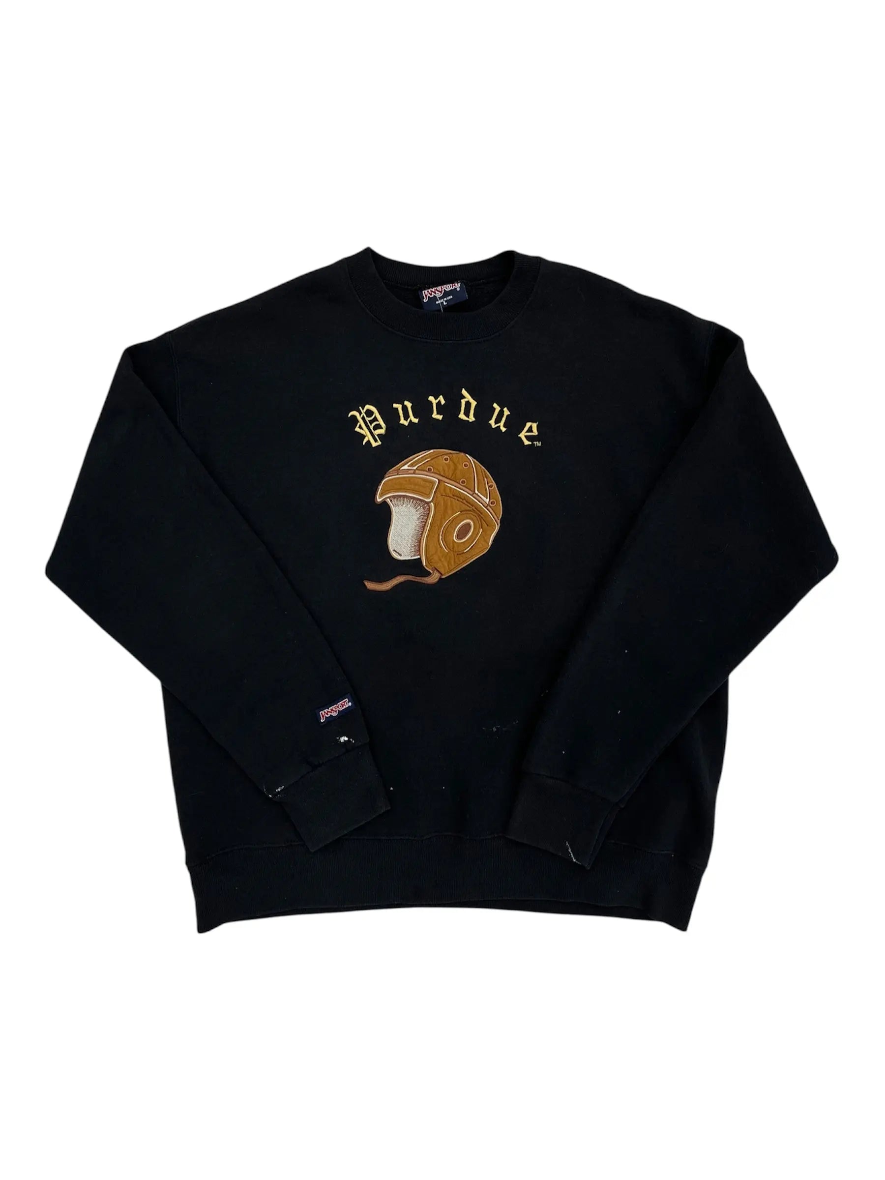 Vintage 90s Purdue Football Embroidered Crewneck Sweatshirt- XL Hammered Threads