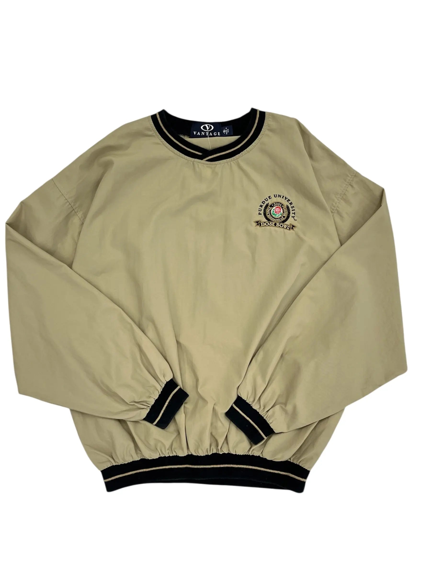 2001 Purdue University Rose Bowl Embroidered Pullover - L Hammered Threads