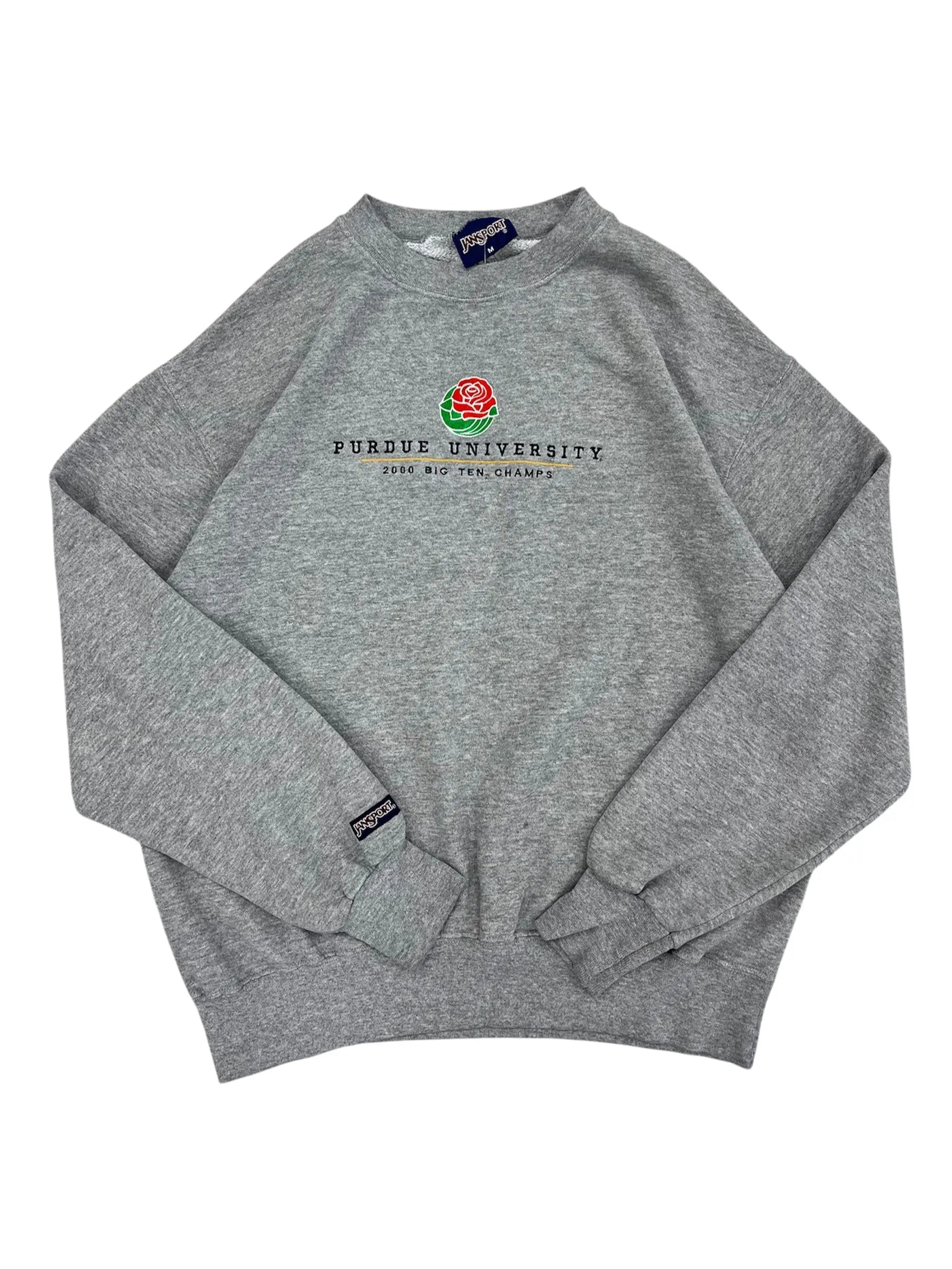 2001 Purdue University Football Embroidered Crewneck Sweatshirt - L Hammered Threads