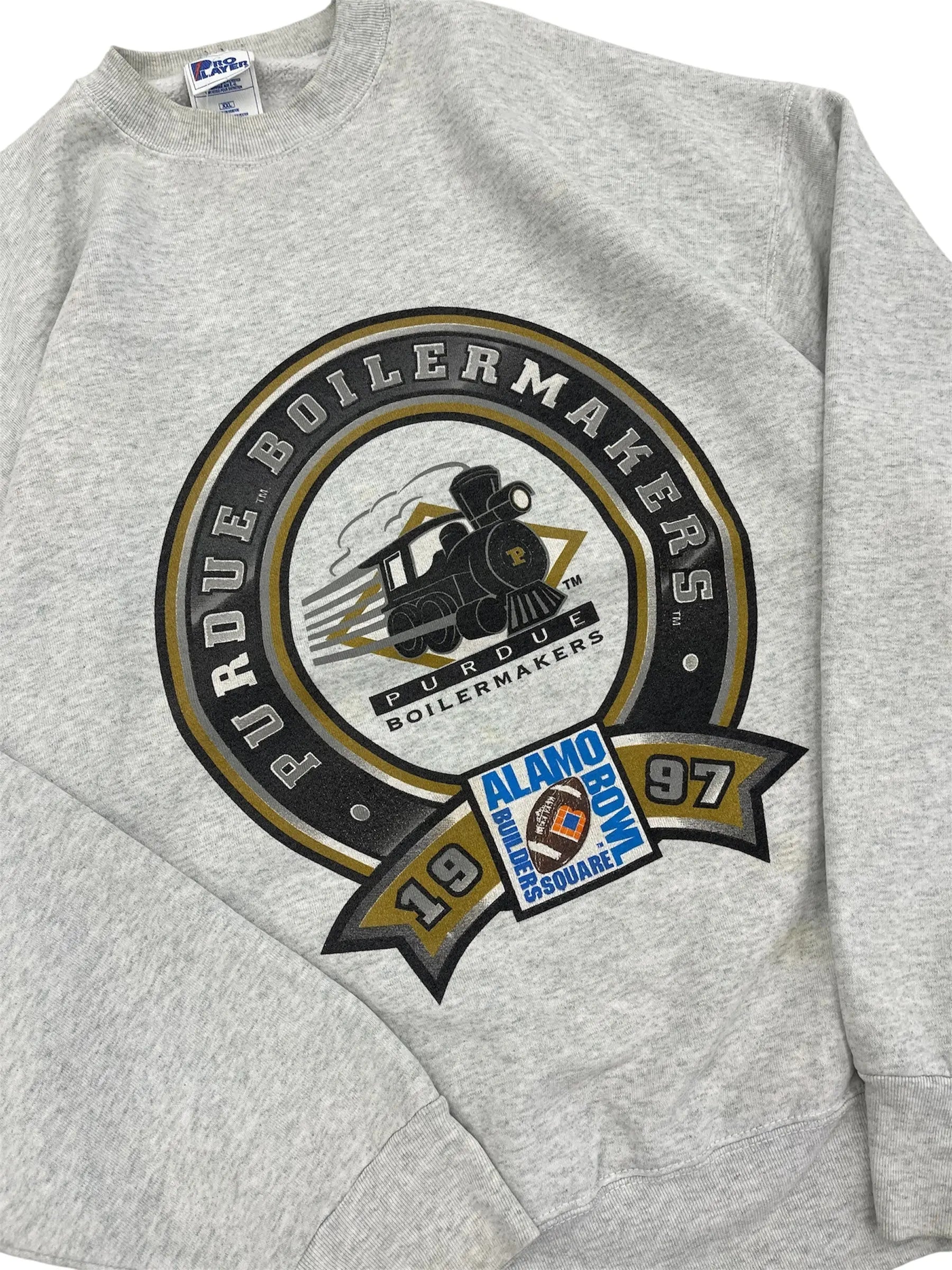 1997 Purdue Boilermakers Football Graphic Crewneck Sweatshirt- XXL Hammered Threads