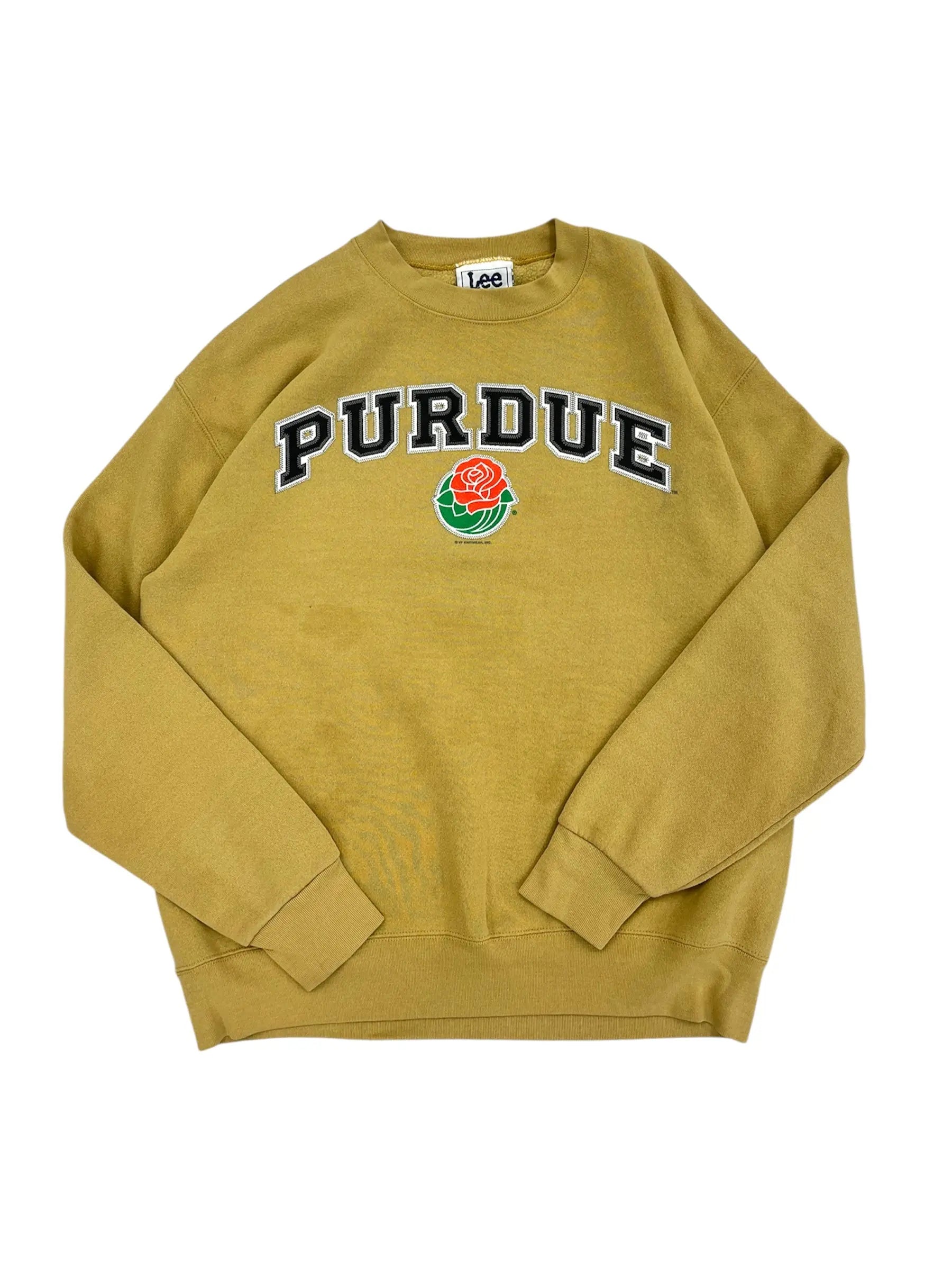 2001 Purdue Rose Bowl Graphic Crewneck Sweatshirt - XL Hammered Threads