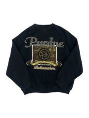 Vintage 90s Purdue University Boilermakers Football Graphic Crewneck Sweatshirt - XL Hammered Threads
