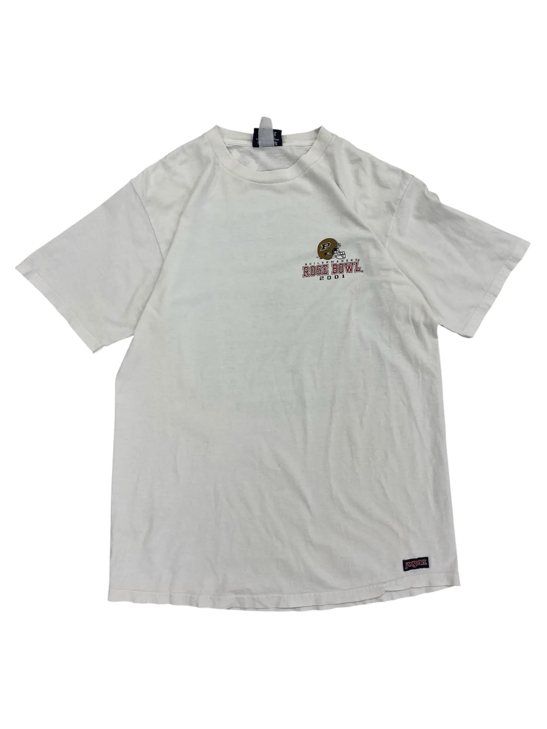 2001 Purdue Boilermakers Football Rose Bowl Graphic Tshirt - L Hammered Threads