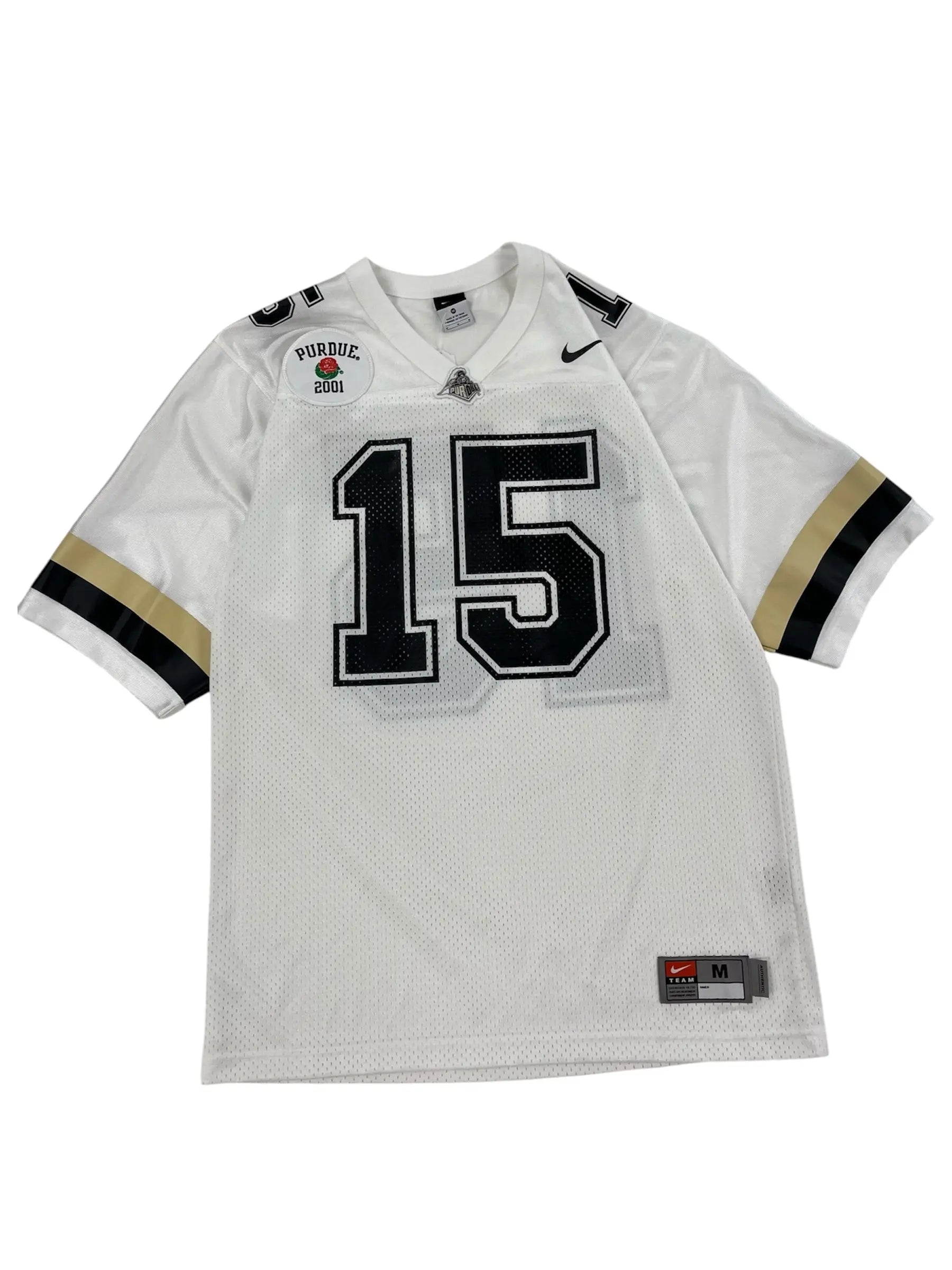 2001 Purdue Nike Football Rose Bowl Jersey - L Hammered Threads