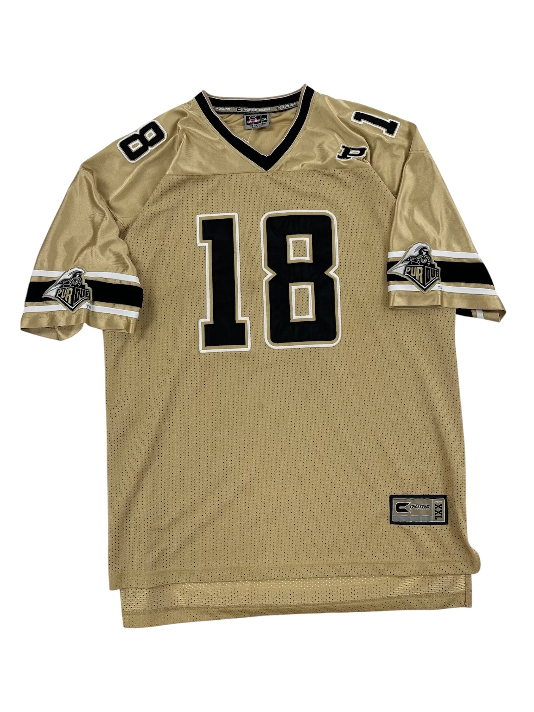 Y2k 2000s Purdue Embroidered Football Jersey - XXL - Hammered Threads