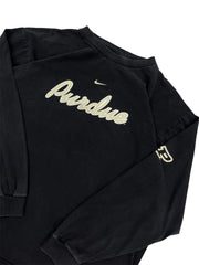 Y2K 2000s Purdue Nike Graphic Long Sleeve Shirt - L Hammered Threads