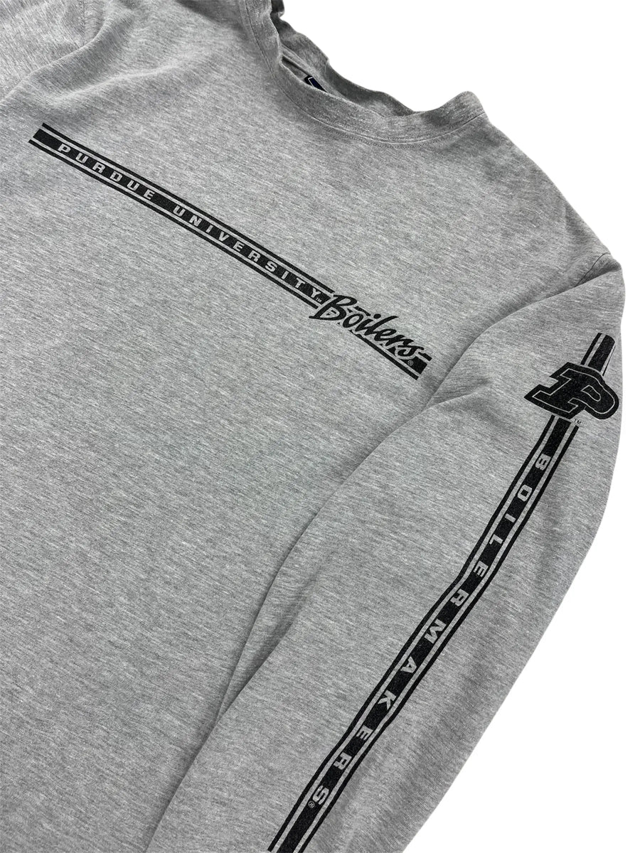 Y2K 2000s Purdue University Boilermakers Graphic Long Sleeve Shirt - S Hammered Threads