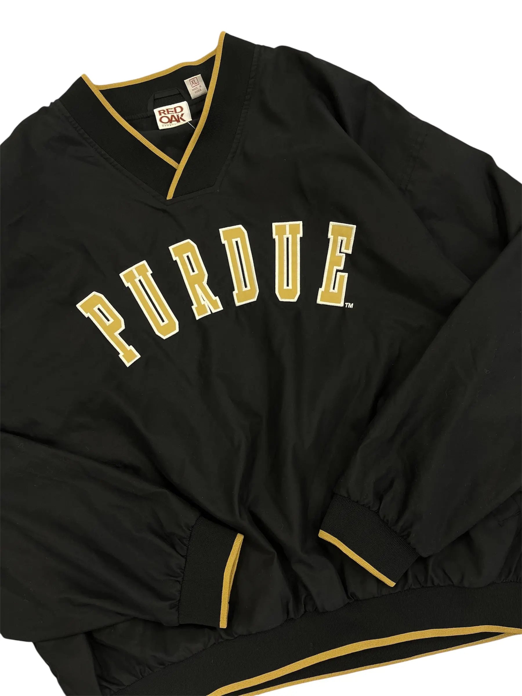 Vintage 90s Purdue Embroidered Pullover - XL Hammered Threads