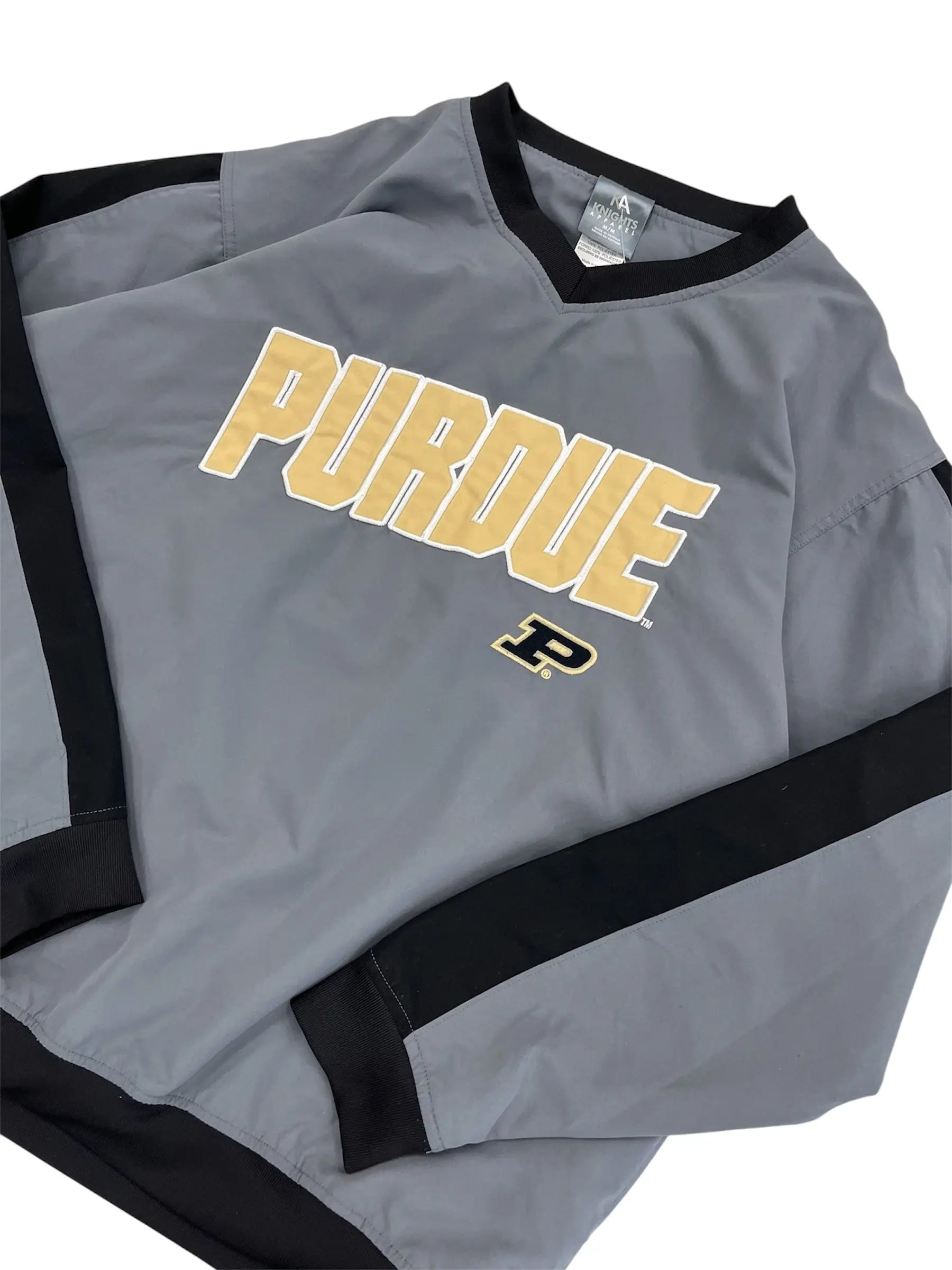 Y2K 2000s Purdue Embroidered Pullover- L Hammered Threads