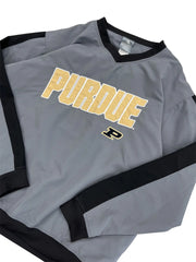 Y2K 2000s Purdue Embroidered Pullover- L Hammered Threads