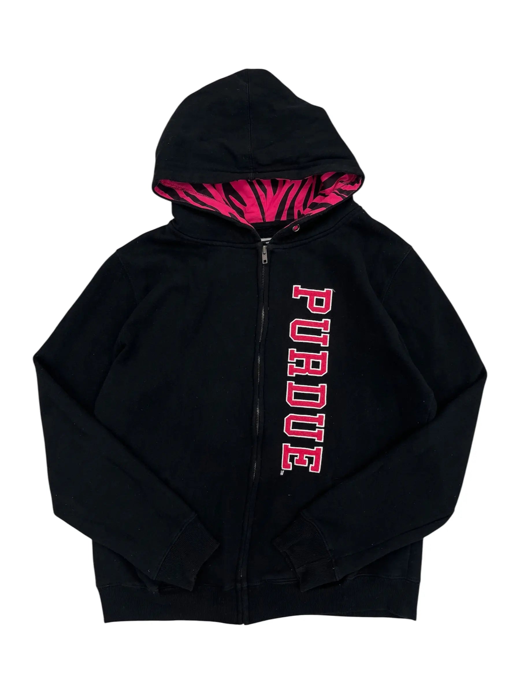Y2K 2000s Purdue Embroidered Hooded Sweatshirt - L Hammered Threads