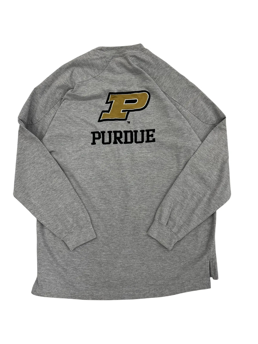 Y2K 2000s Purdue Embroidered Long Sleeve Shirt - L Hammered Threads