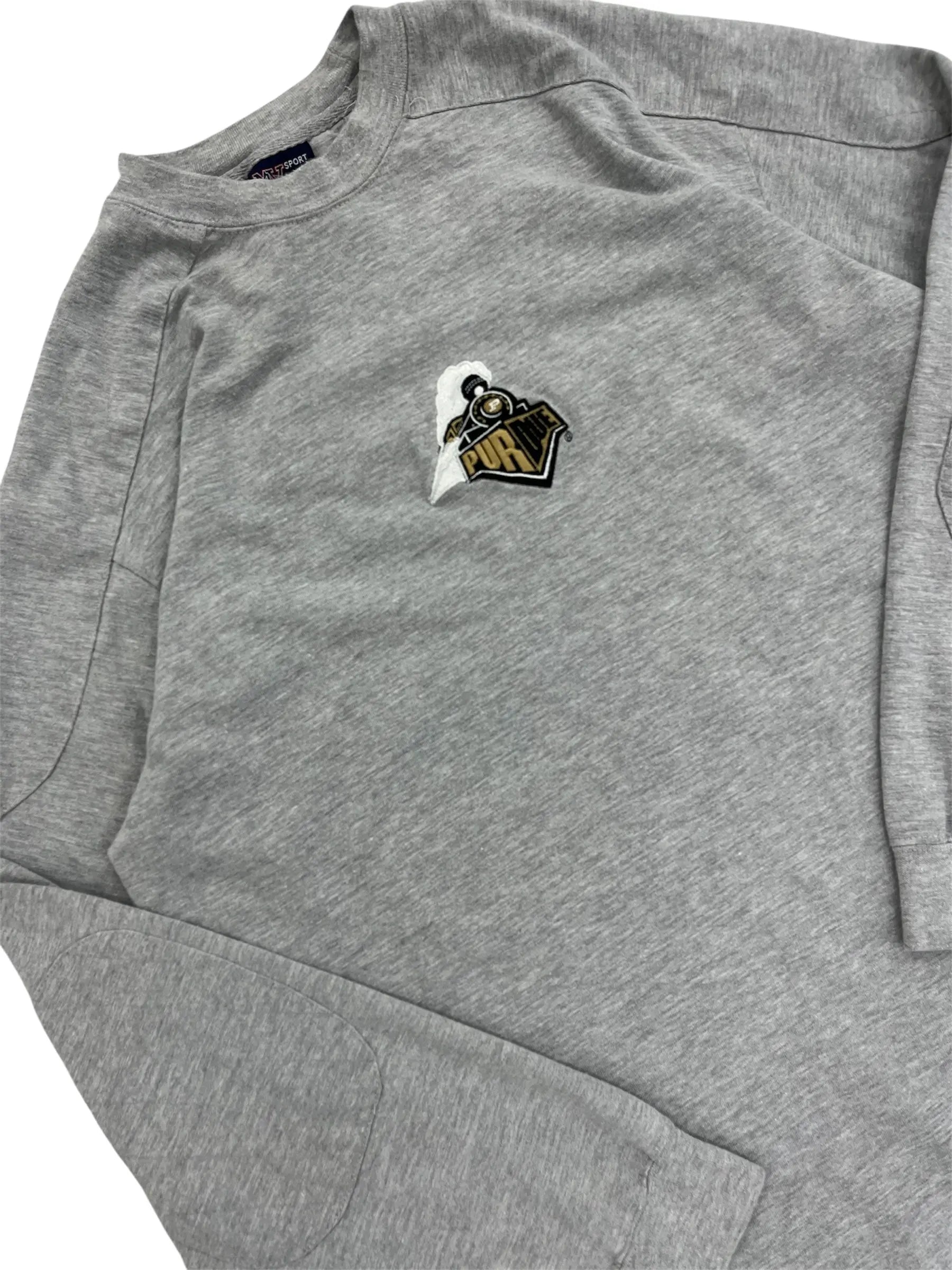 Y2K 2000s Purdue Embroidered Long Sleeve Shirt - L Hammered Threads